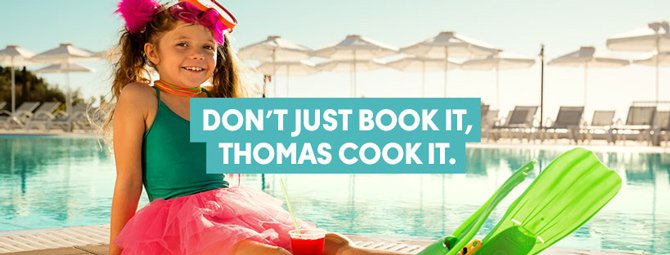 Thomas Cook slogan banner