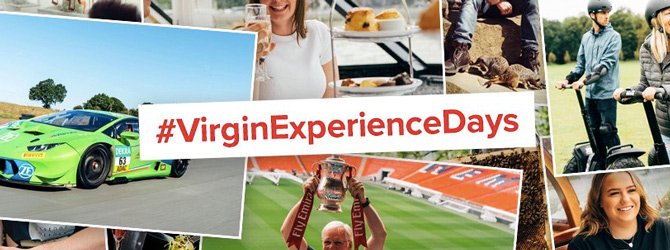 Virgin Experience Days banner