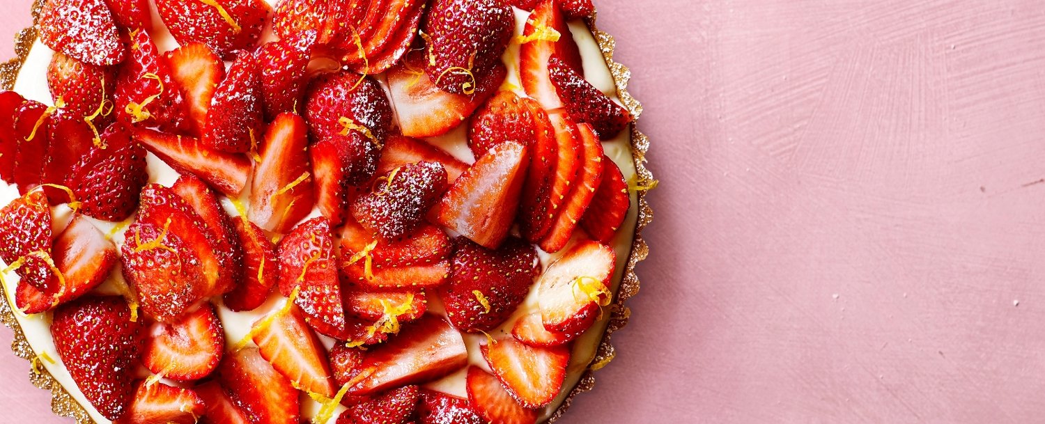strawberry pastry from waitrose