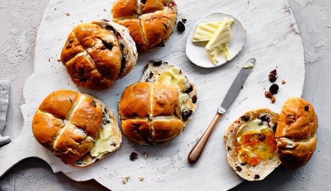 Waitrose Easter hot cross buns