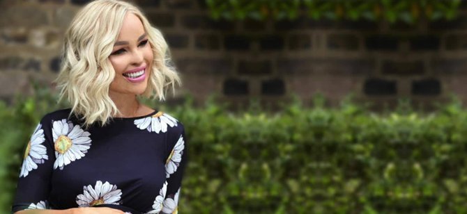 Katie Piper modelling Want That Trend collection