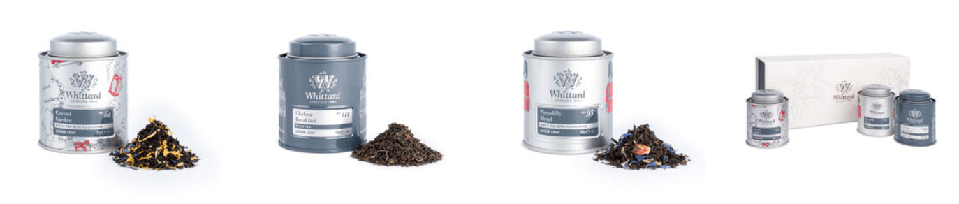 loose tea leaves from whittards