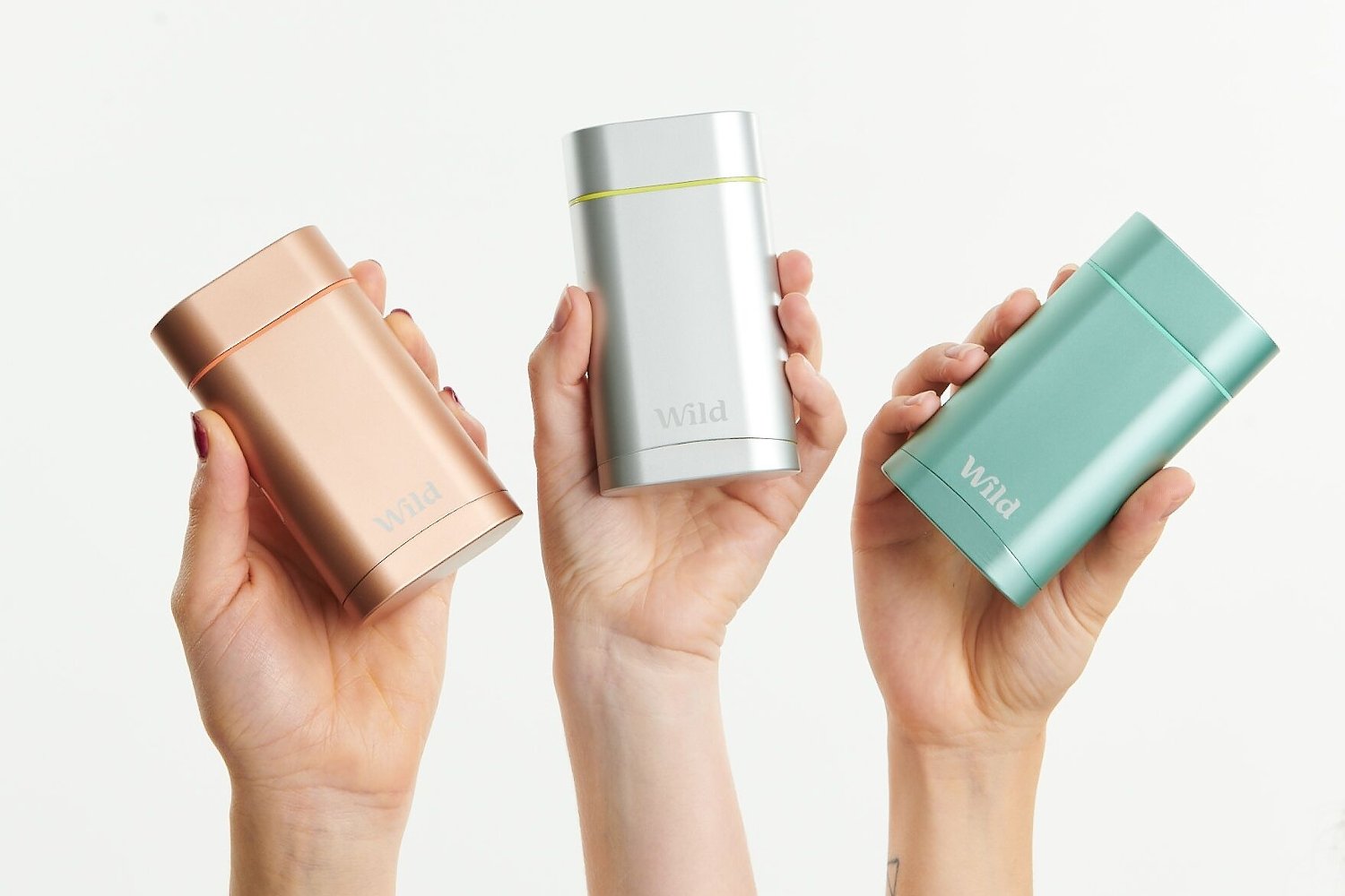 Selection of Wild deodorants