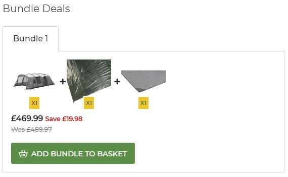 Winfields Outdoors tent bundle deals