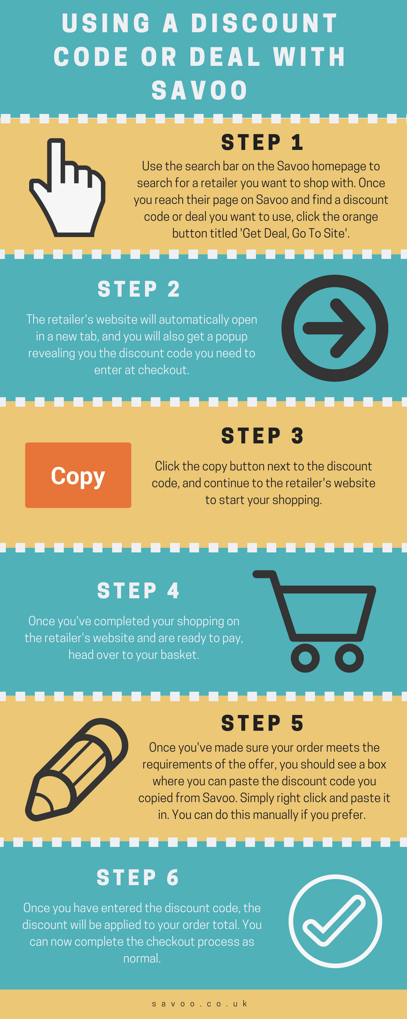 How to use a voucher code or deal Savoo